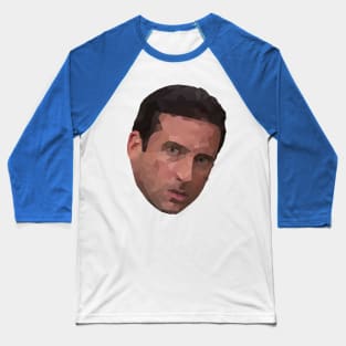 Michael Scott - Low Poly Baseball T-Shirt